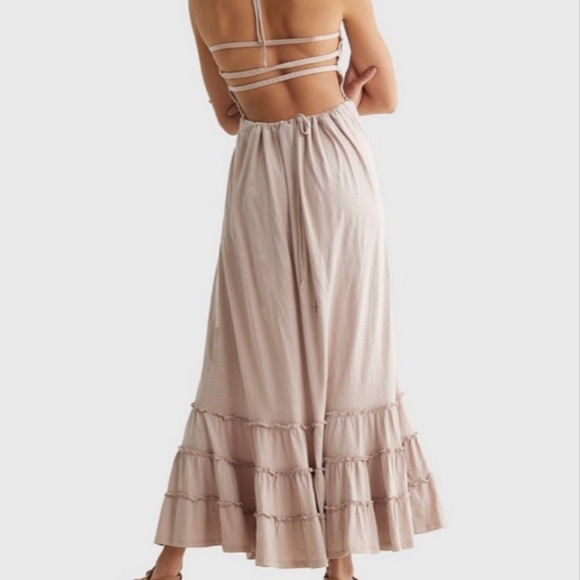 Lucky Boho Knit Maxi Dress - Rose Mauve Color - Picture 5 of 15
